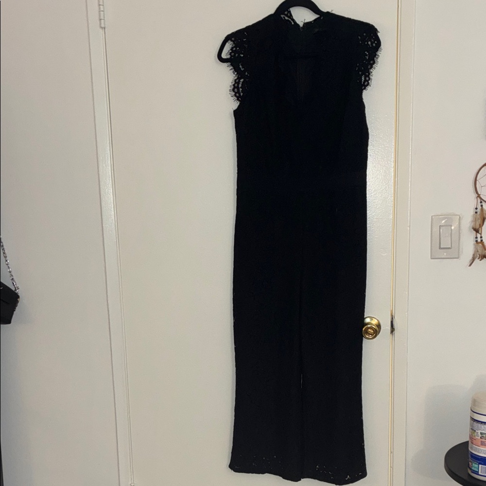 Elegant Black Lace Jumpsuit